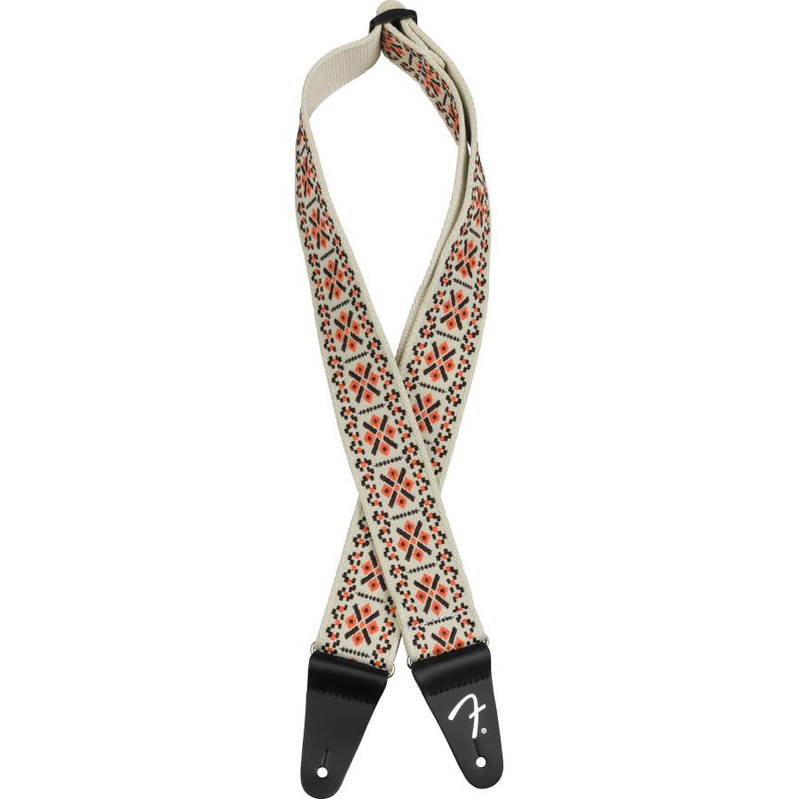 FENDER Pasadena Woven Strap Lattice Orange 2"