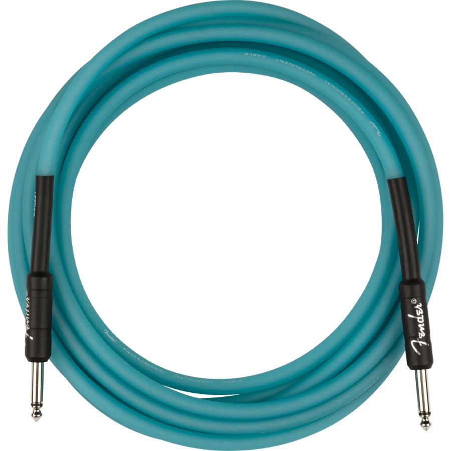 Fender Professional Glow in the Dark Cable Blue 6 Mt