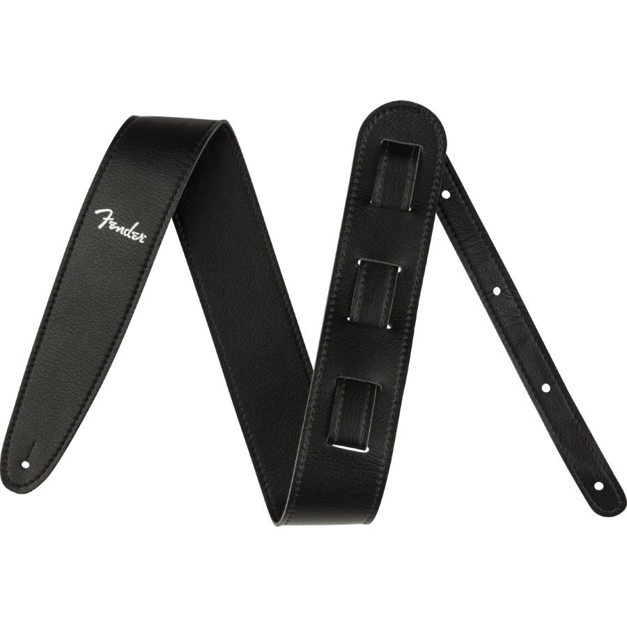 FENDER Vegan Leather Strap Black 2.5" Microfiber