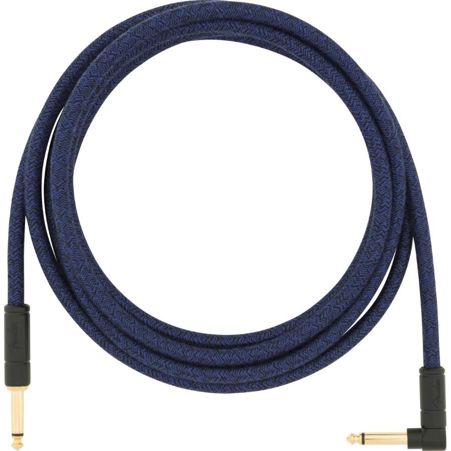 Fender Festival cavo strumento diritto/angolo 3 Mt Pure Hemp Blue Dream