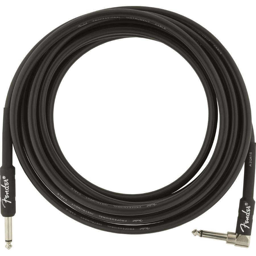 Fender Professional cavi strumento diritto/angolo 5 Mt Black