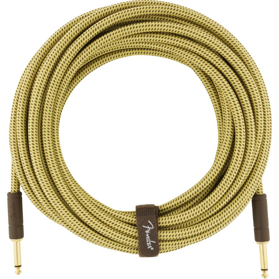 Fender Deluxe cavo strumento diritto/diritto 8 Mt Tweed