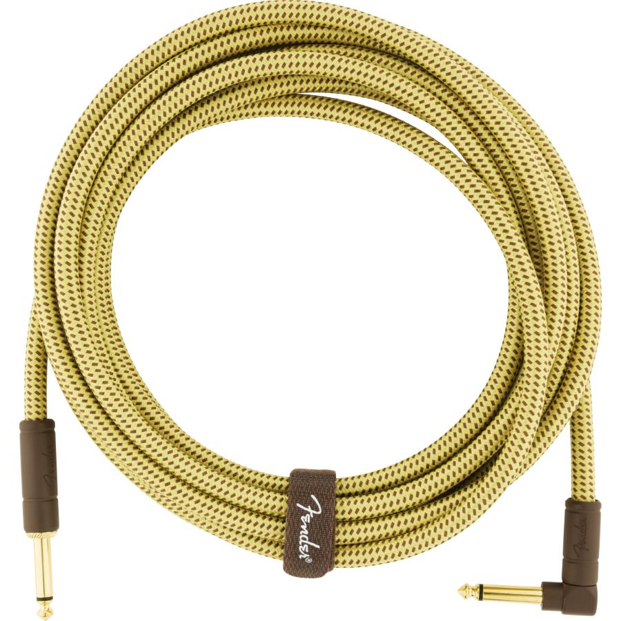 Fender Deluxe cavo strumento diritto/angolo 5 Mt Tweed