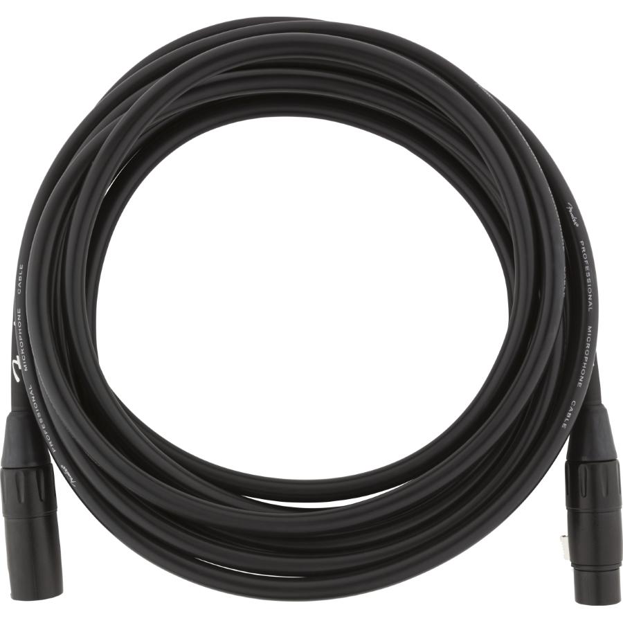 Fender Professional cavo microfono 5 Mt Black PRO 5 Mt MICROPHONE CABLE