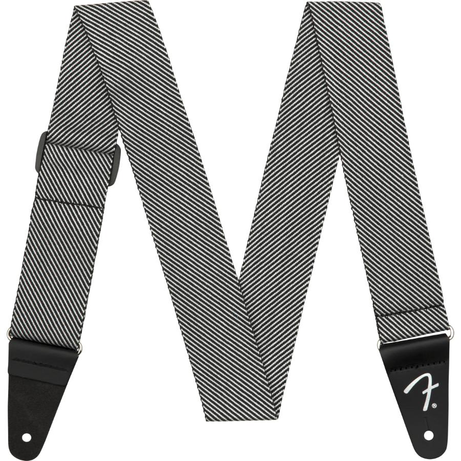 FENDER Modern Tweed Strap White/Black 2"
