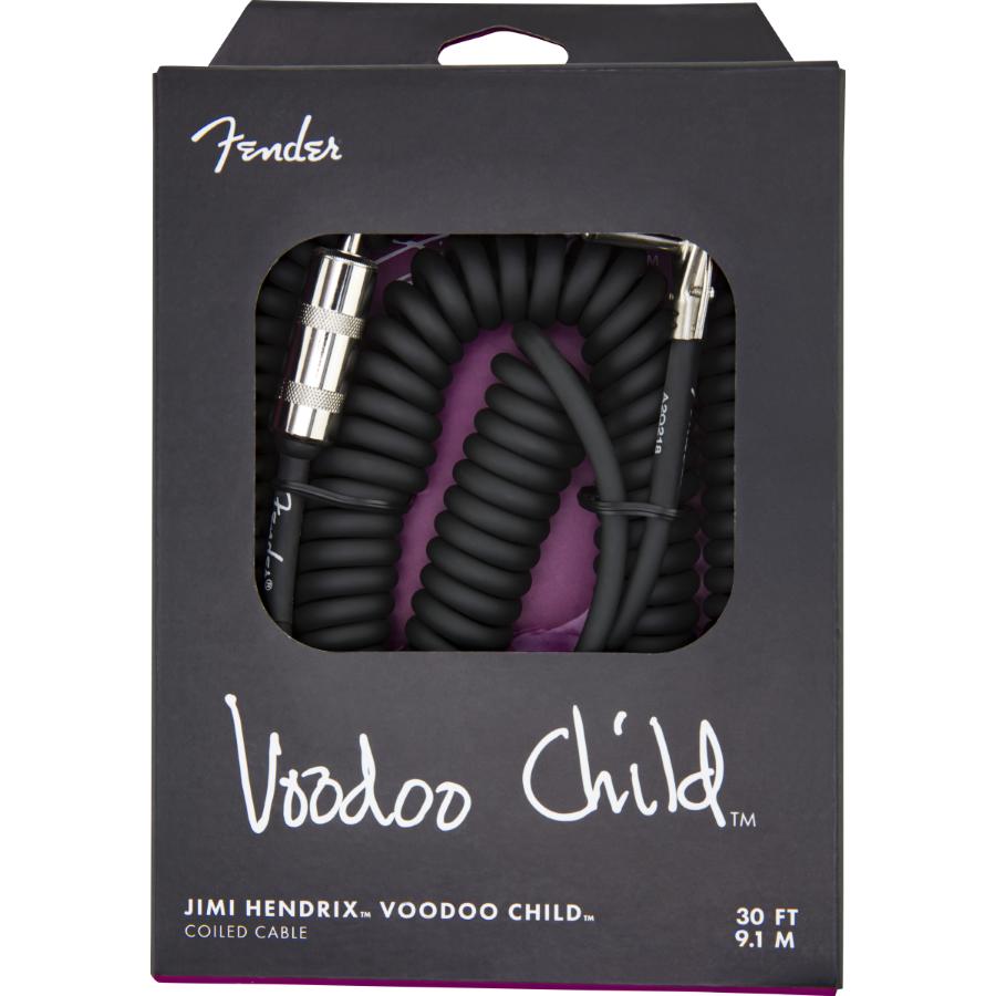 Fender Hendrix Voodoo Child Coil cavo strumento diritto/angolo 9 MT Black