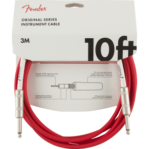 Fender Original cavo strumento 3 Mt Fiesta Red