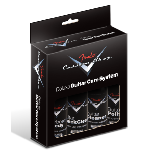 FENDER Custom Shop Deluxe Guitar Care System 4 Pack Black