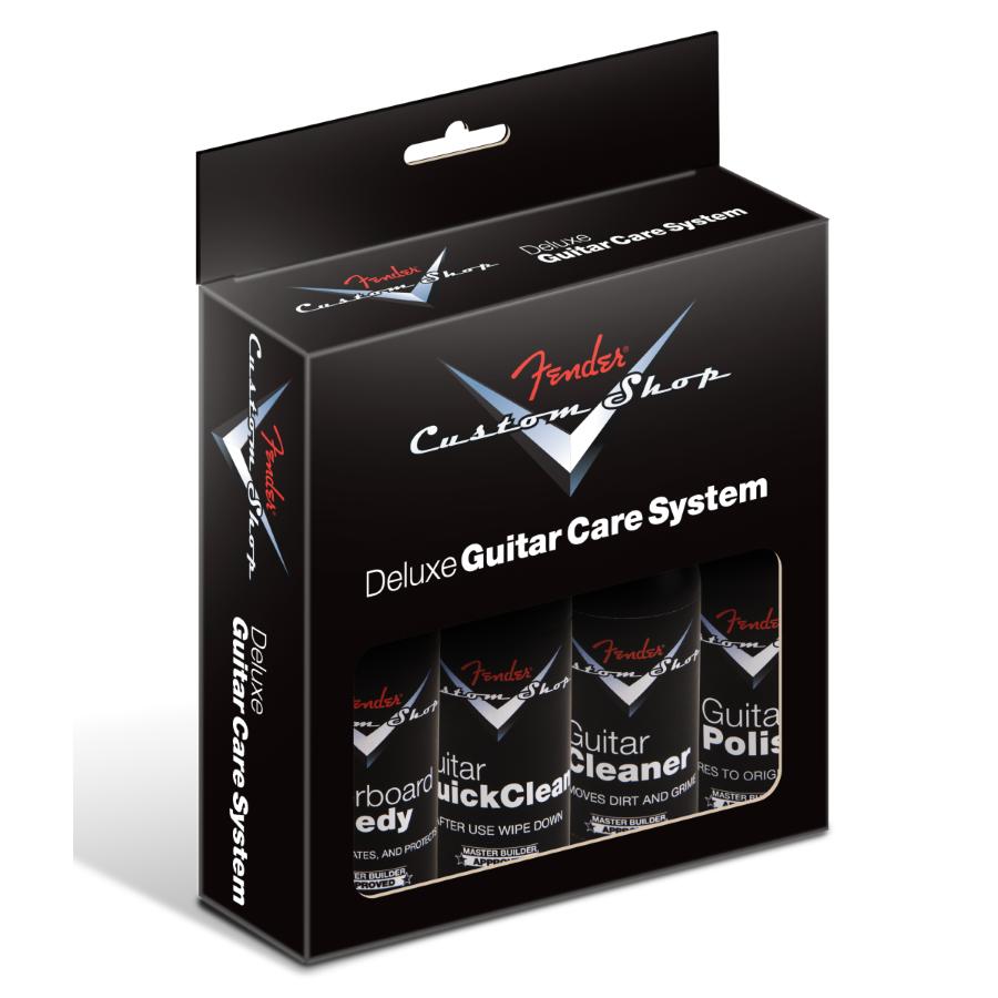 FENDER Custom Shop Deluxe Guitar Care System 4 Pack Black