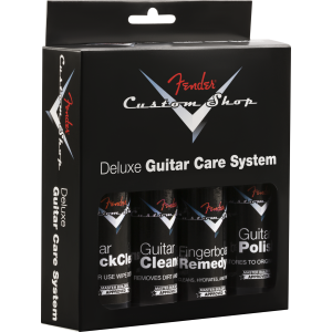 FENDER Custom Shop Deluxe Guitar Care System 4 Pack Black
