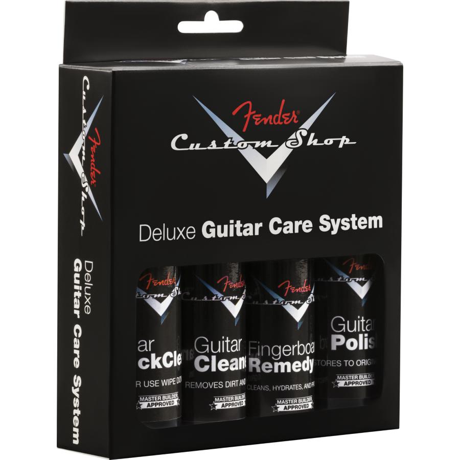 FENDER Custom Shop Deluxe Guitar Care System 4 Pack Black