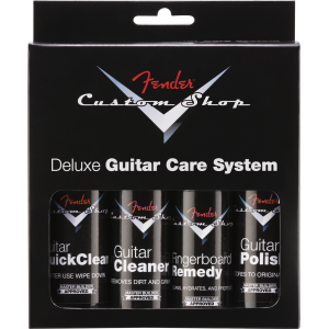FENDER Custom Shop Deluxe Guitar Care System 4 Pack Black