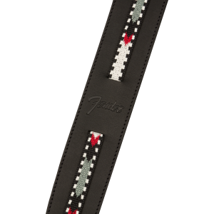 FENDER Paramount Acoustic Leather Strap Black