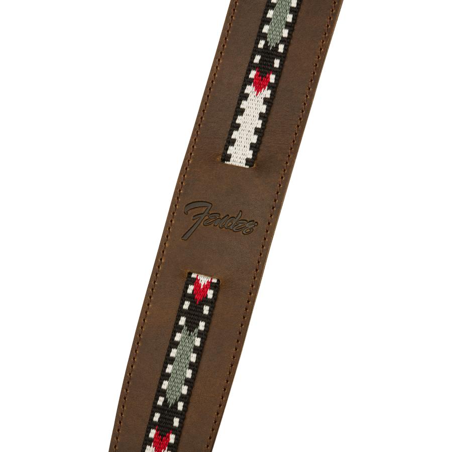 FENDER Paramount Acoustic Leather Strap Brown