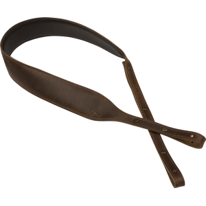 FENDER Paramount Banjo Leather Strap Brown