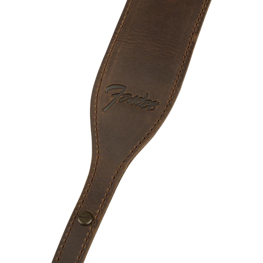 FENDER Paramount Banjo Leather Strap Brown