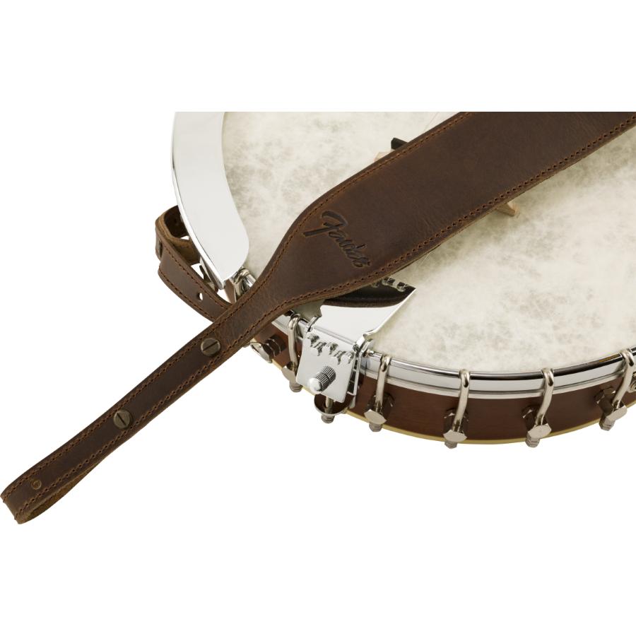 FENDER Paramount Banjo Leather Strap Brown