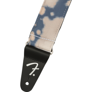FENDER Tie Dye Acid Wash Strap Faded Navy 2"