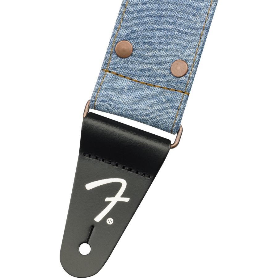 FENDER Fender x Wrangler Riveted Denim Strap Light Indigo
