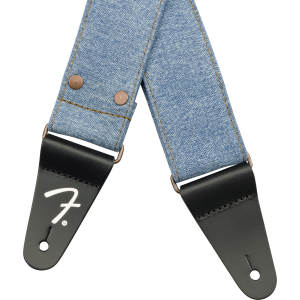FENDER Fender x Wrangler Riveted Denim Strap Light Indigo