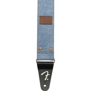 FENDER Fender x Wrangler Riveted Denim Strap Light Indigo