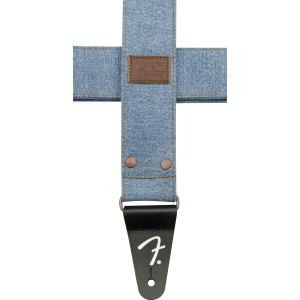 FENDER Fender x Wrangler Riveted Denim Strap Light Indigo
