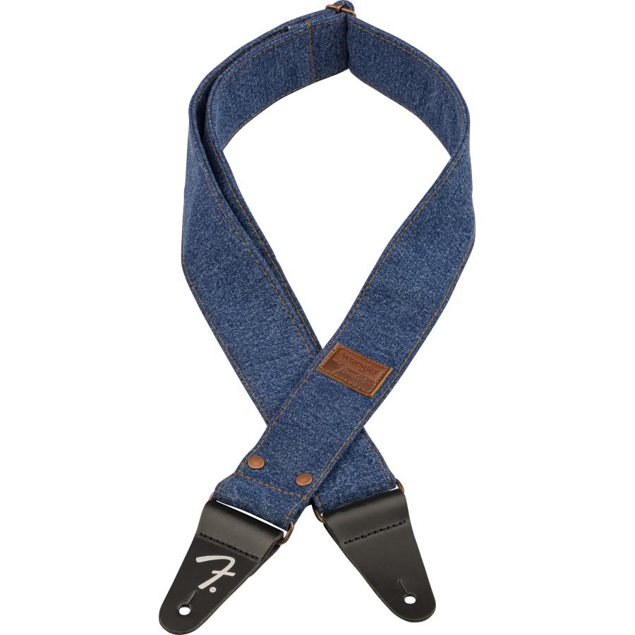 FENDER Fender x Wrangler Riveted Denim Strap Indigo