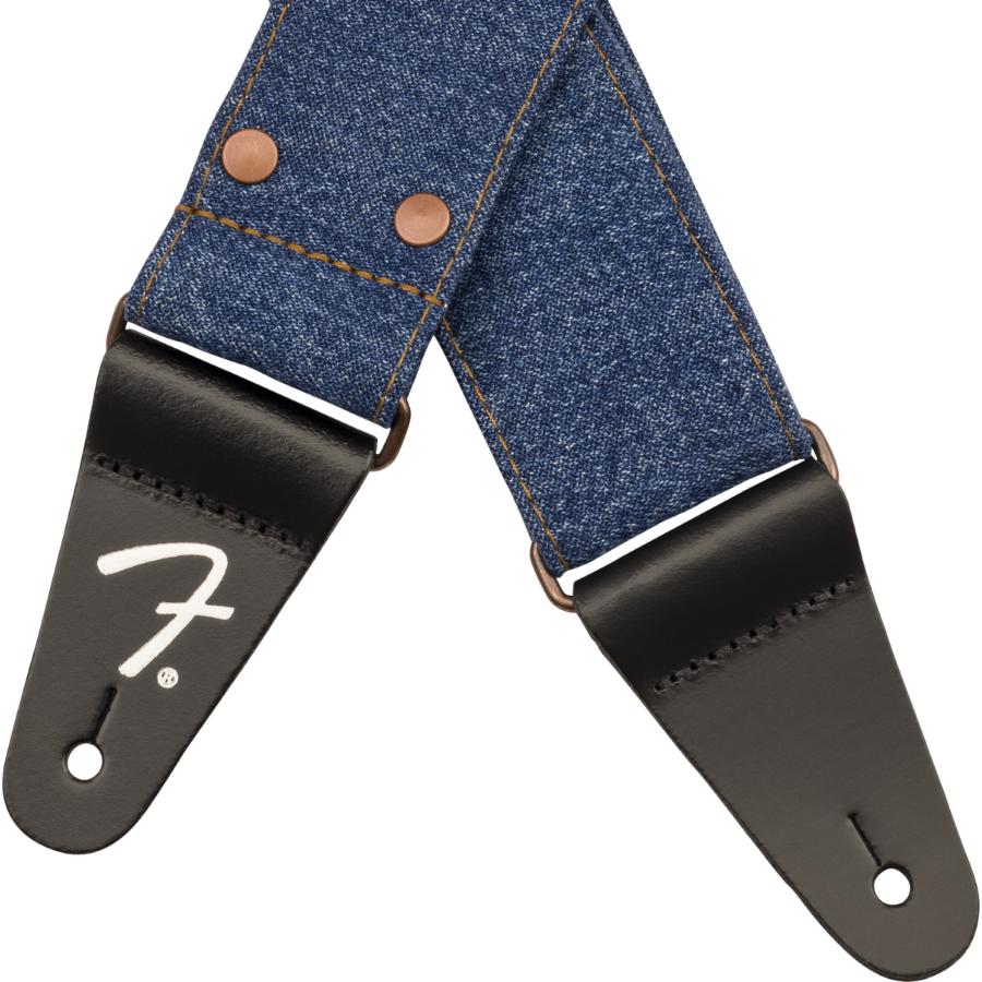 FENDER Fender x Wrangler Riveted Denim Strap Indigo
