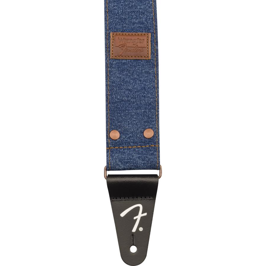 FENDER Fender x Wrangler Riveted Denim Strap Indigo