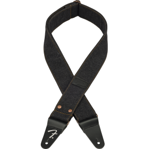 FENDER Fender x Wrangler Riveted Denim Strap Black