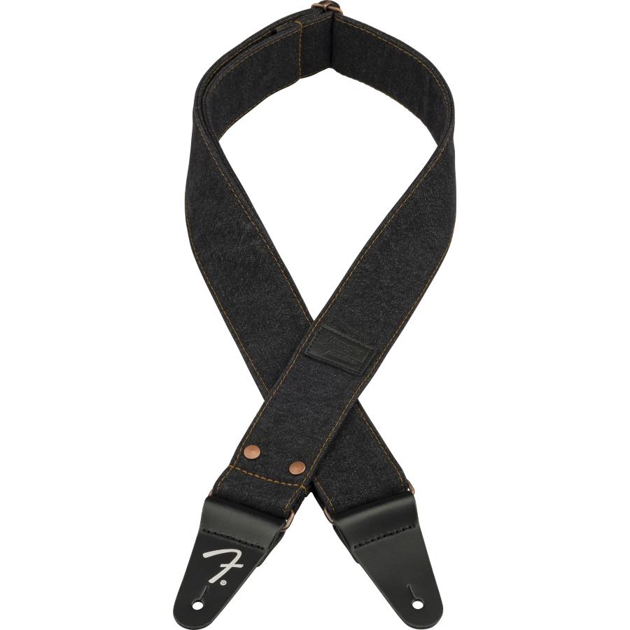 FENDER Fender x Wrangler Riveted Denim Strap Black