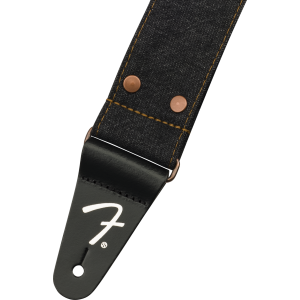 FENDER Fender x Wrangler Riveted Denim Strap Black
