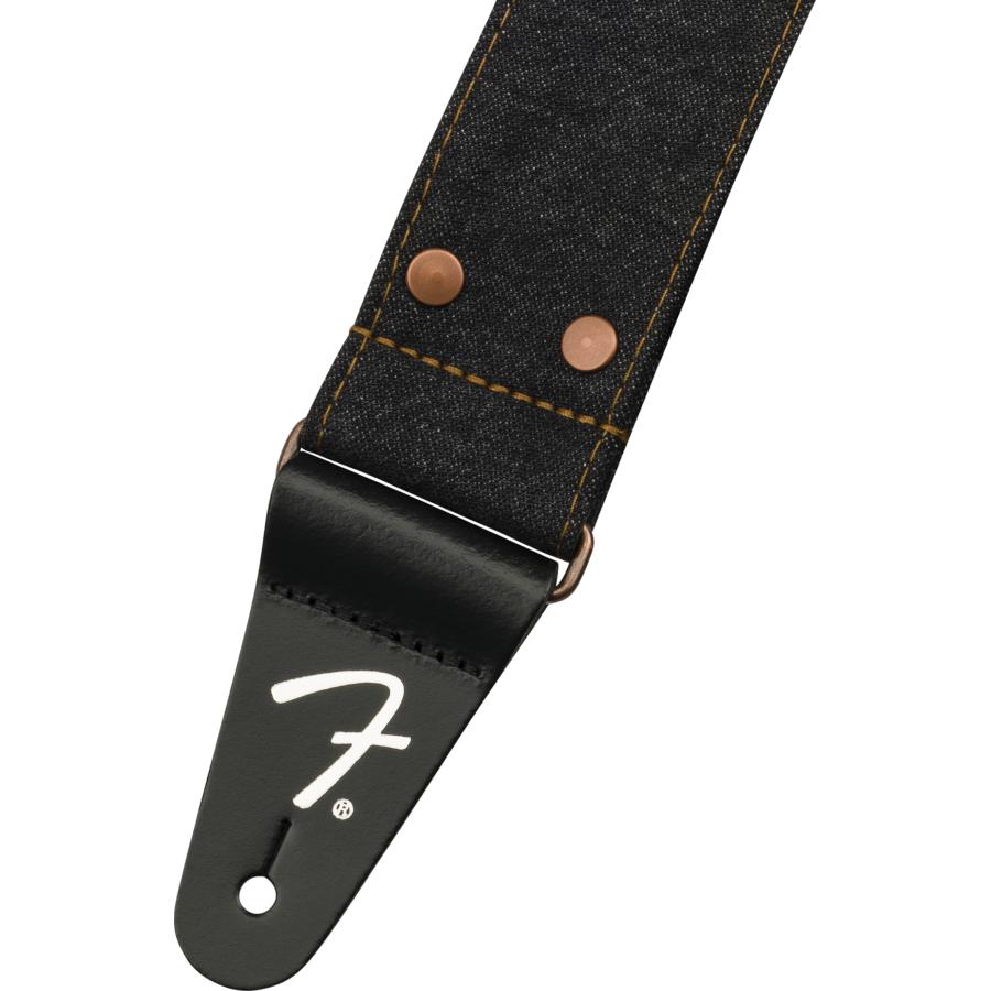 FENDER Fender x Wrangler Riveted Denim Strap Black
