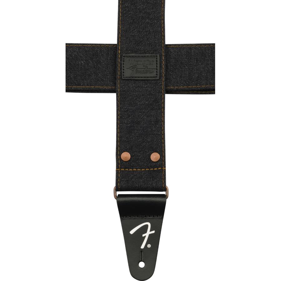FENDER Fender x Wrangler Riveted Denim Strap Black