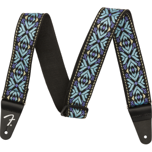 FENDER Pasadena Woven Strap Blue Snowflake 2"