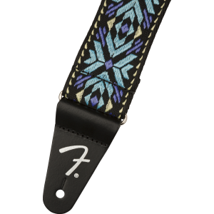 FENDER Pasadena Woven Strap Blue Snowflake 2"