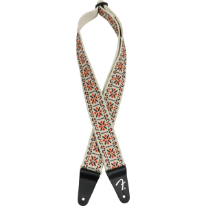 FENDER Pasadena Woven Strap Lattice Orange 2"
