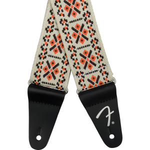 FENDER Pasadena Woven Strap Lattice Orange 2"