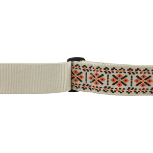 FENDER Pasadena Woven Strap Lattice Orange 2"
