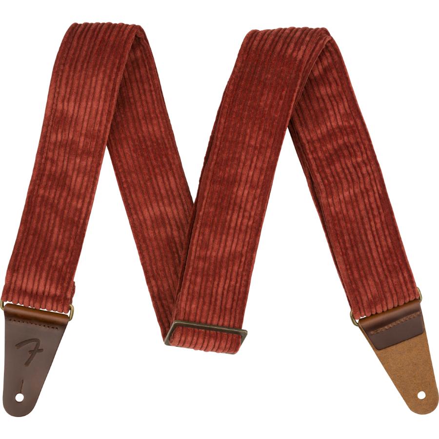 FENDER Corduroy Strap Antique Cherry 2"