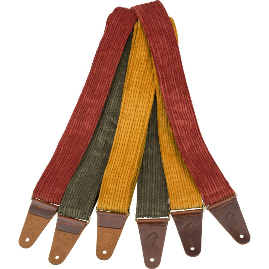 FENDER Corduroy Strap Antique Cherry 2"