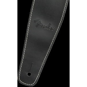 FENDER Broken-In Leather Strap Black 2.5"