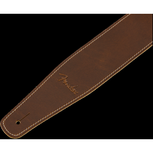 FENDER Broken-In Leather Strap Tan 2.5"