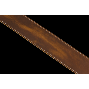 FENDER Broken-In Leather Strap Tan 2.5"