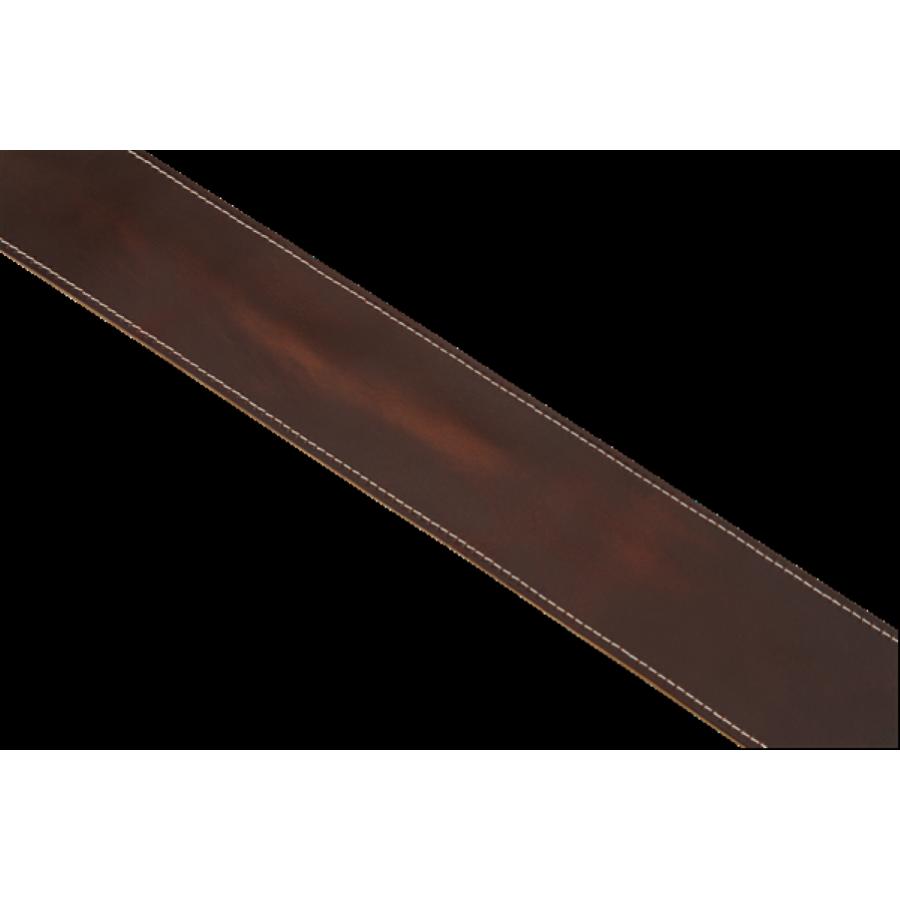 FENDER Broken-In Leather Strap Brown 2.5"