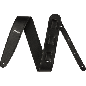 FENDER Vegan Leather Strap Black 2.5" Microfiber