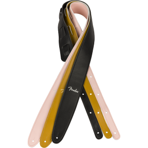 FENDER Vegan Leather Strap Butterscotch 2.5" Microfiber