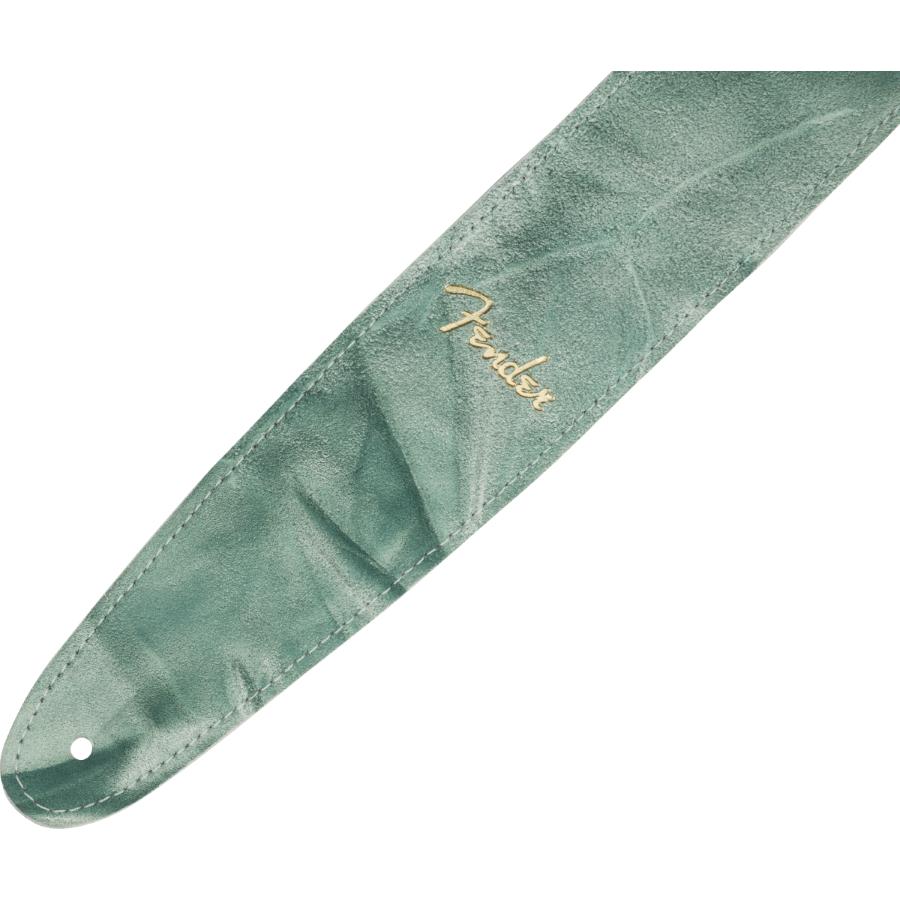 FENDER Tie Dye Leather Strap Sage Green 2"