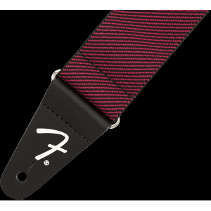 FENDER WeighLess Tweed Strap Red 2"