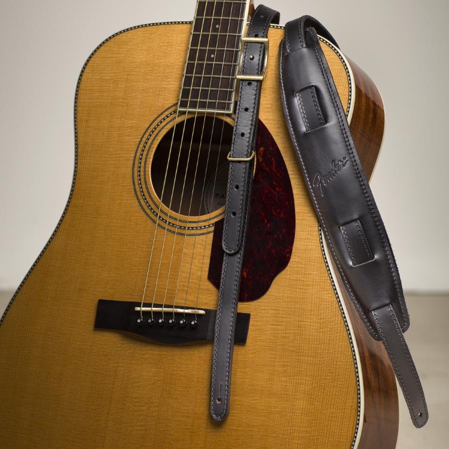 FENDER Mustang Saddle Strap Standard Black 2.25"